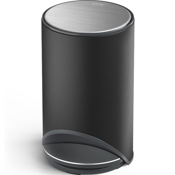 Joseph Joseph Arc 10L Easy-push Pedal Trash Can – Matt Black – S