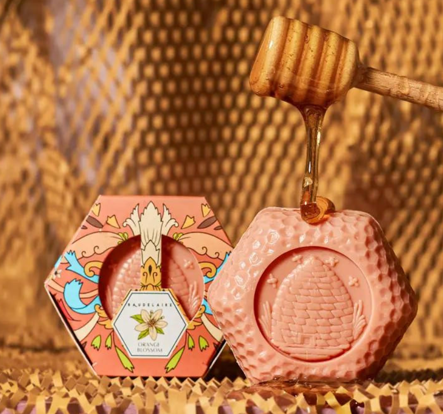 Baudelaire Orange Blossom Honey Bar Soap – 3.5oz