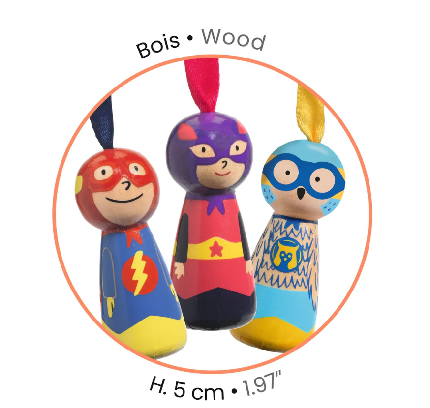 Djeco Flying Heroes – Assorted Colors – Each Sold Separately