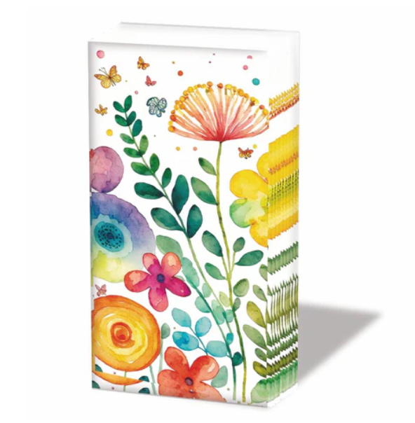 Vibrant Spring Pocket Tissue – 10 Tissues Per Pack
