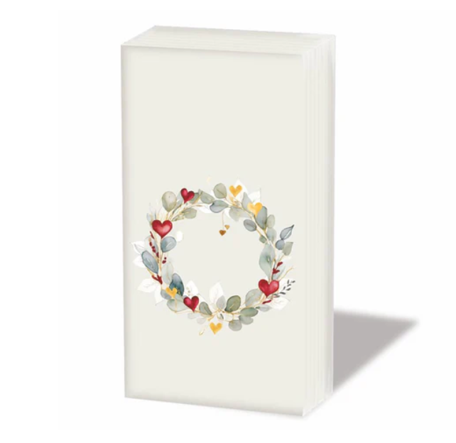 Eucalyptus Wreath Pocket Tissue – 10 Tissues Per Pack