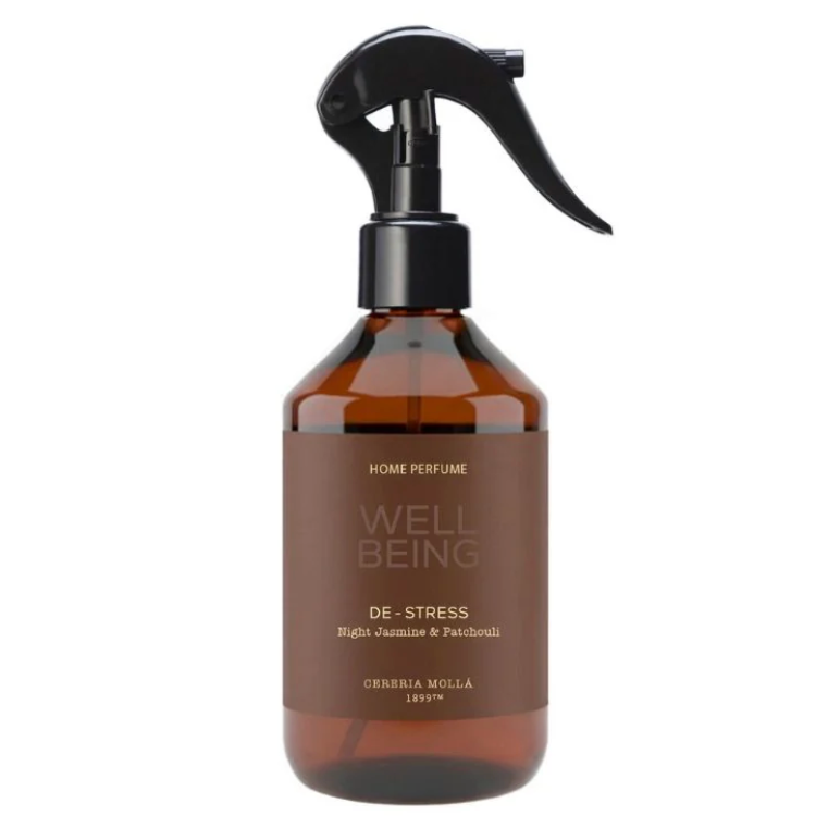 Cereria Molla Well Being Fragrance Mist – De Stress – Night Jasmine & Patchouli– 8.4oz