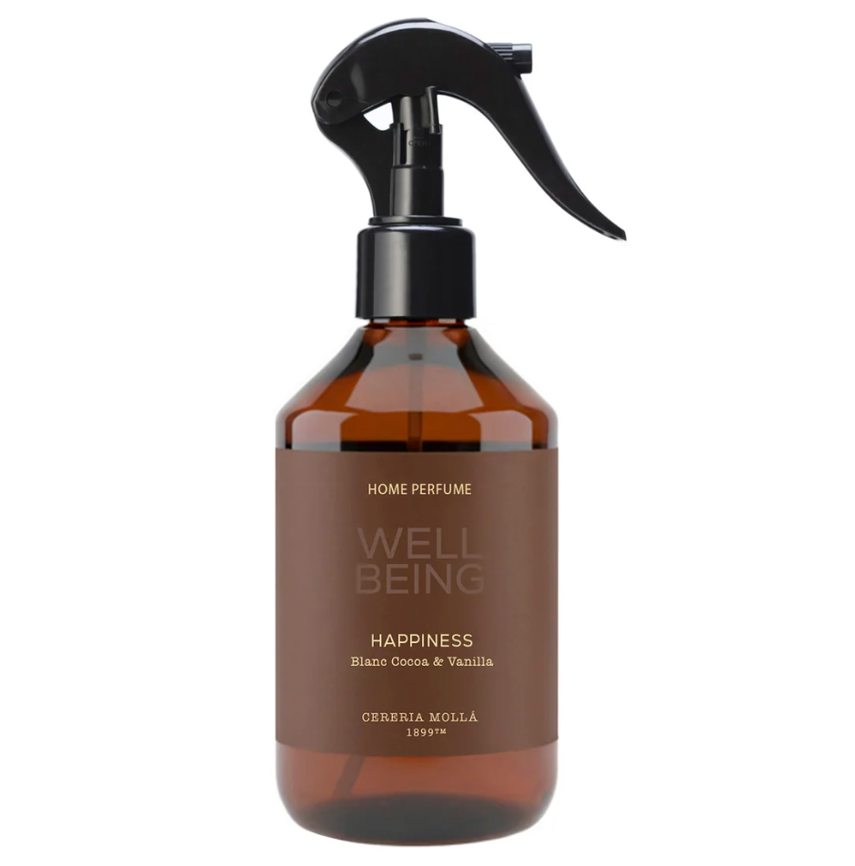 Cereria Molla Well Being Fragrance Mist – Happiness – Blanc Cocoa & Vanilla– 8.4oz