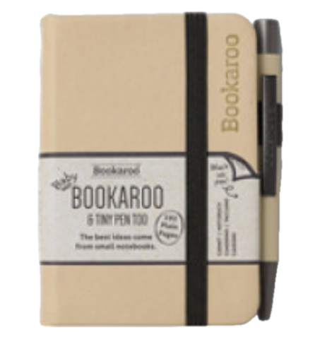 Baby Bookaroo Travel Notebook – 50 Sheets Each – Cream