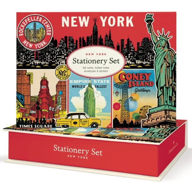 Cavallini & Co. New York Stationary Set – 8 Cards & Envelopes