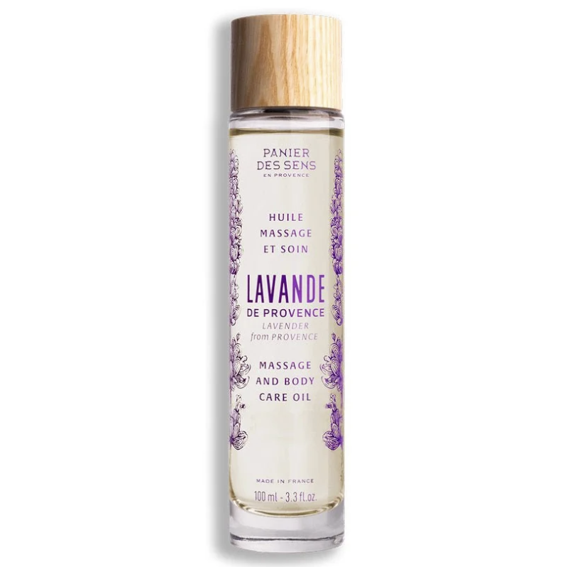 Panier Des Sens Massage Oil – Iconic Lavender - 3.4oz