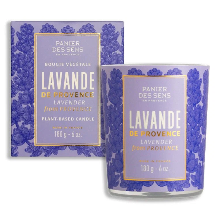 Panier Des Sens Candle Relaxing Fragrance – Iconic Lavender - 6 oz.