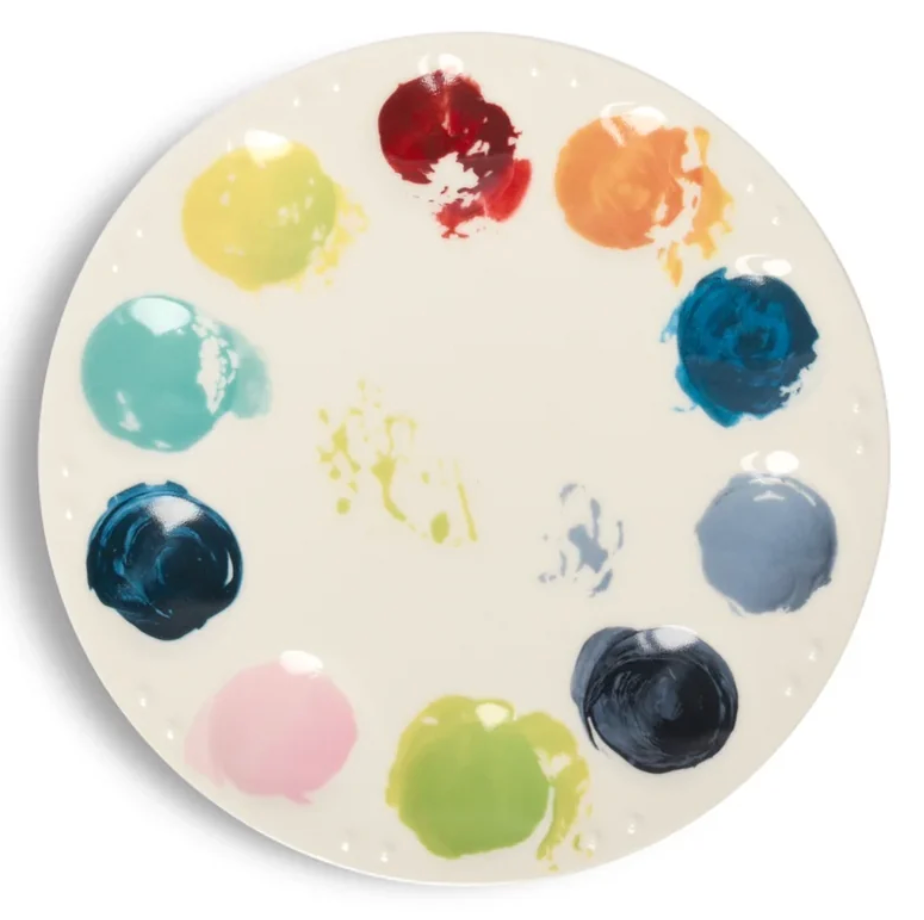 Fishys Eddy Funny Little Trays - Artist Palette  – 6.9"