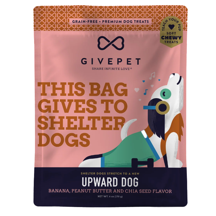 Givepet – Premium Upward Dog Soft & Chewy Training Treats – 6oz Bag