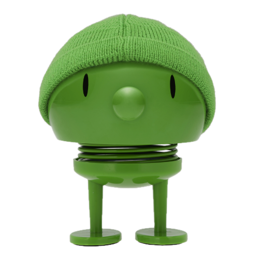 Hoptimist Hipster Bumble Bobblehead Figure – Green – 4"