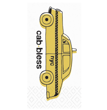 Pocket Tissues – NYC Cab-Bless – 10 Pack