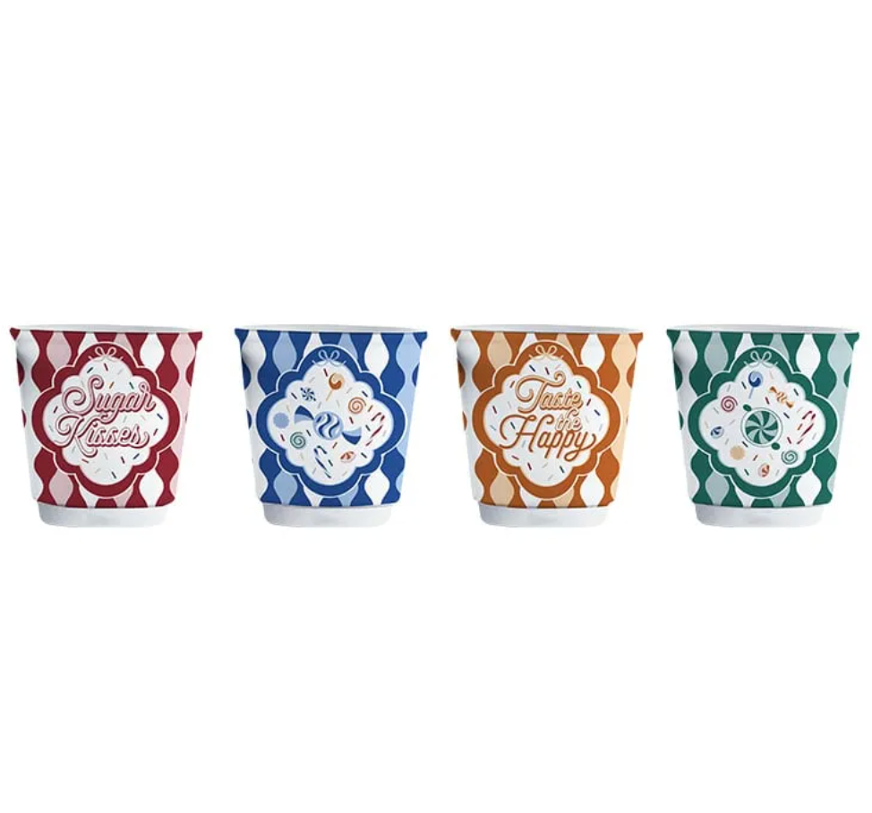 Bialetti Bicchierini Cups - Candy Land – Set of 4