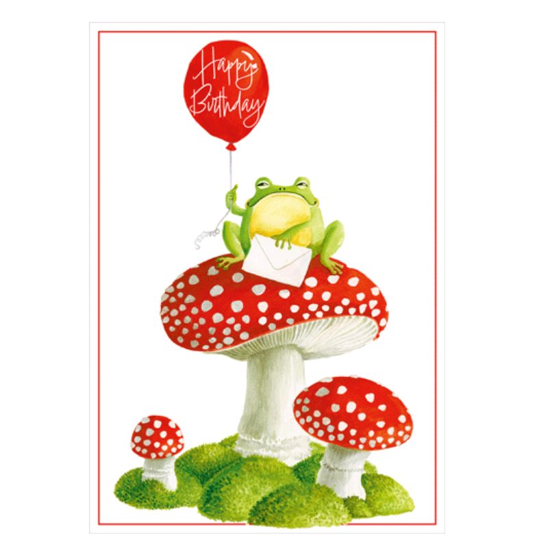 Caspari Day That's Simply Delightful Birthday Card – 1 Card & 1 Envelope
