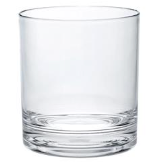 Tritan Unbreakable Clear Plastic Tumbler – BPA Free – 12oz