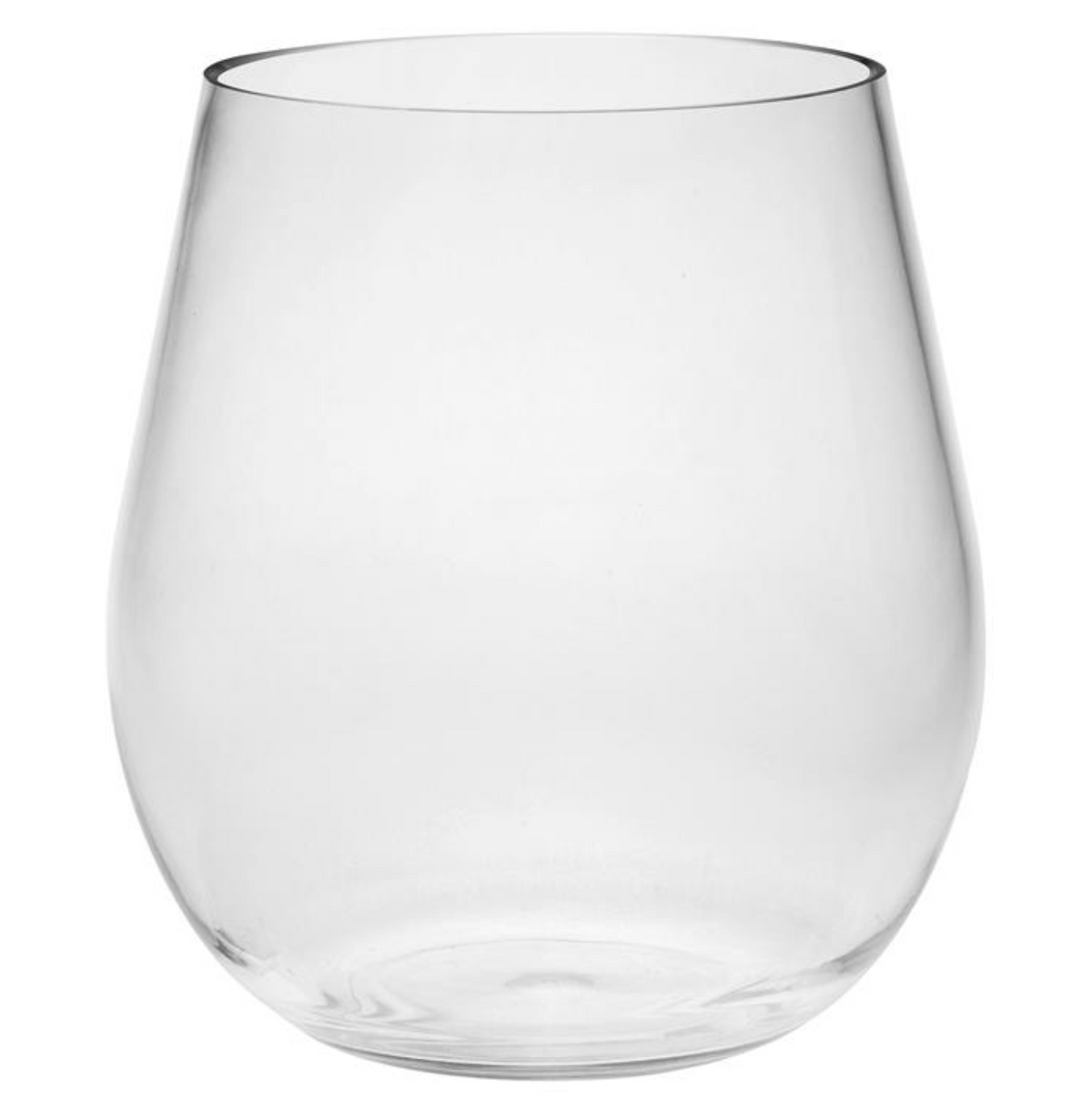 Tritan Unbreakable Clear Plastic Stemless – BPA Free – 18oz
