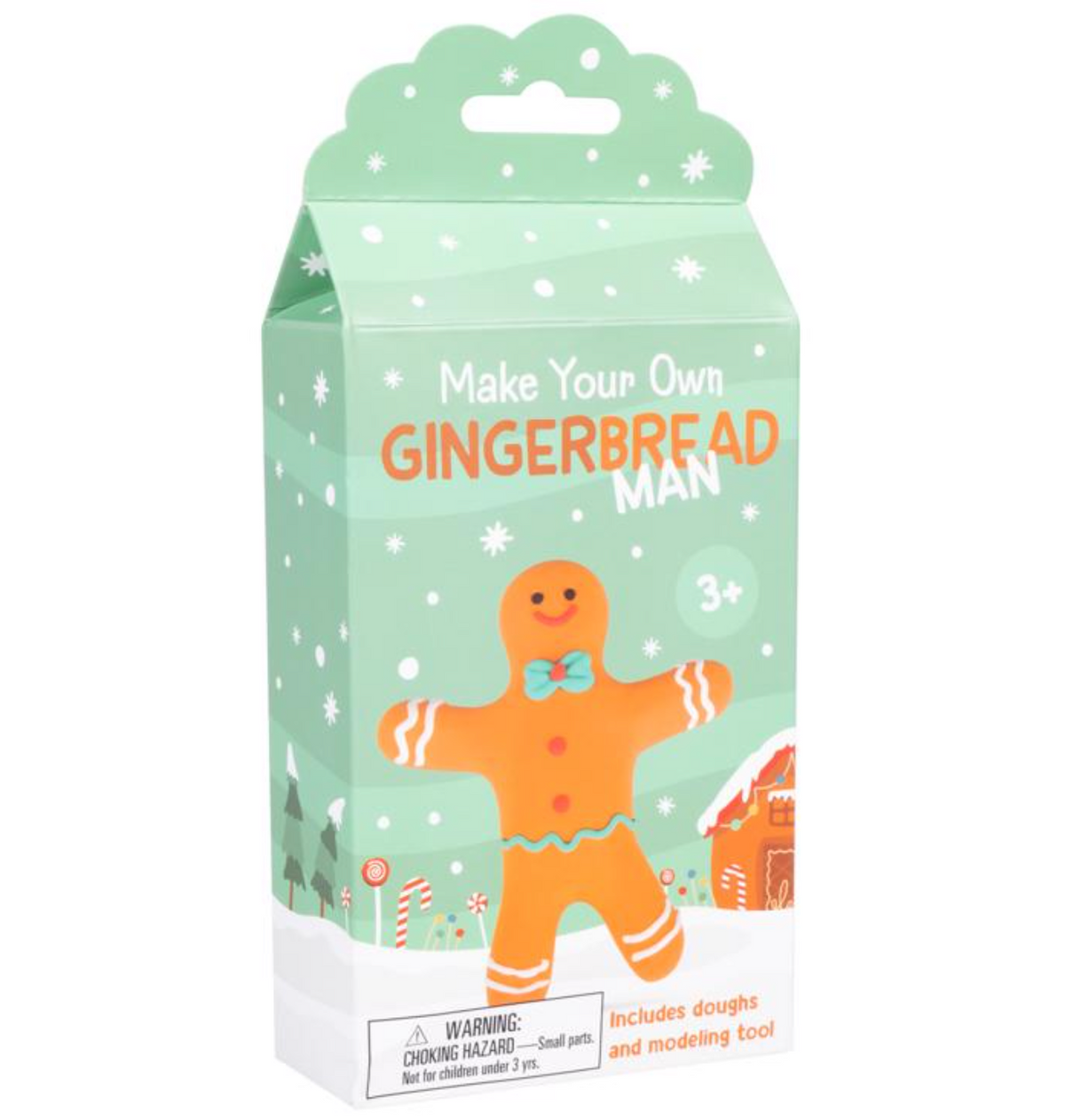 Fizz Make Your Own Gingerbread Man Dough Craft Kit