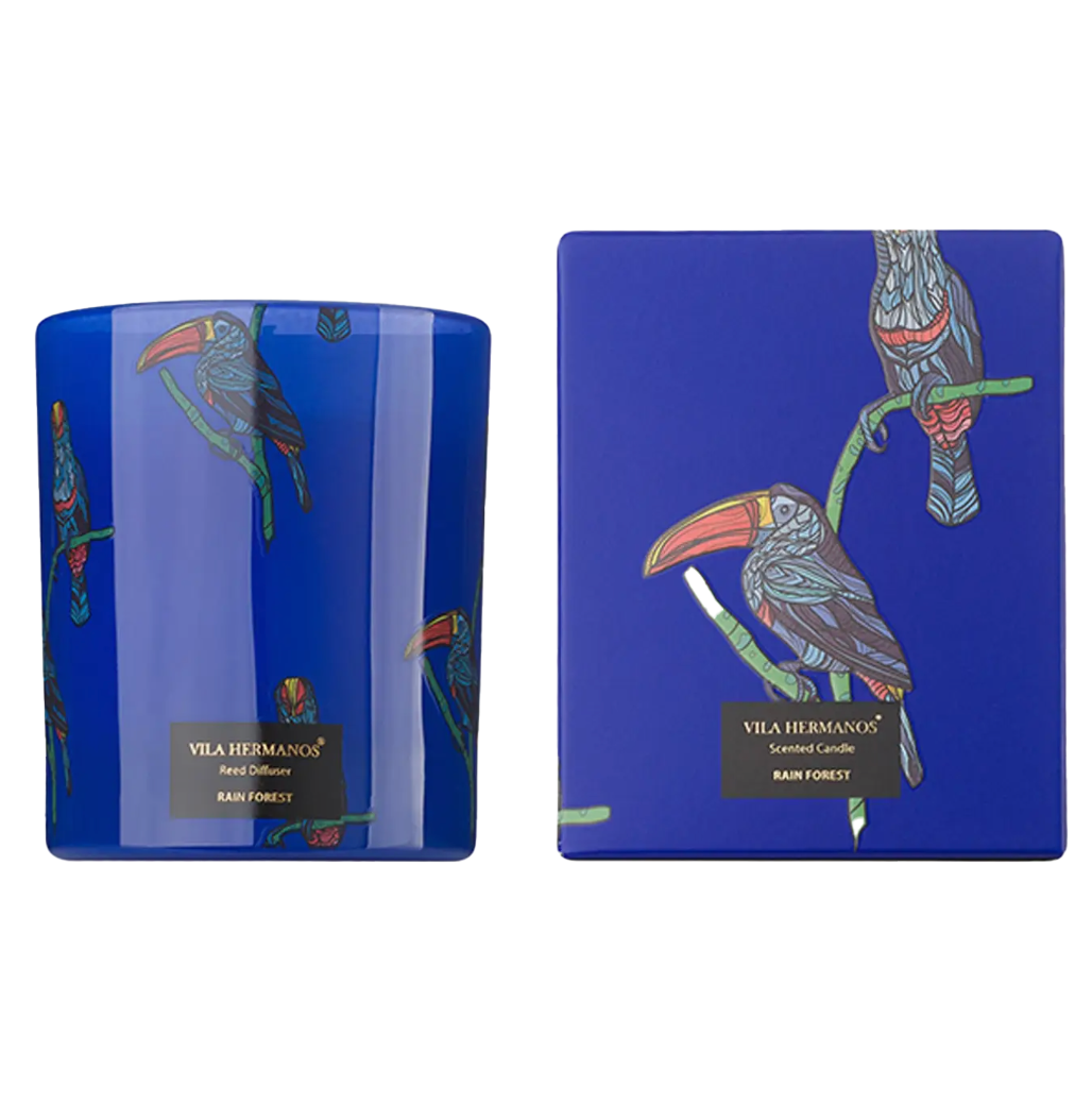 Vila Hermanos Jungletopia Toucan Rain Forest – Scented Candle – 7oz.