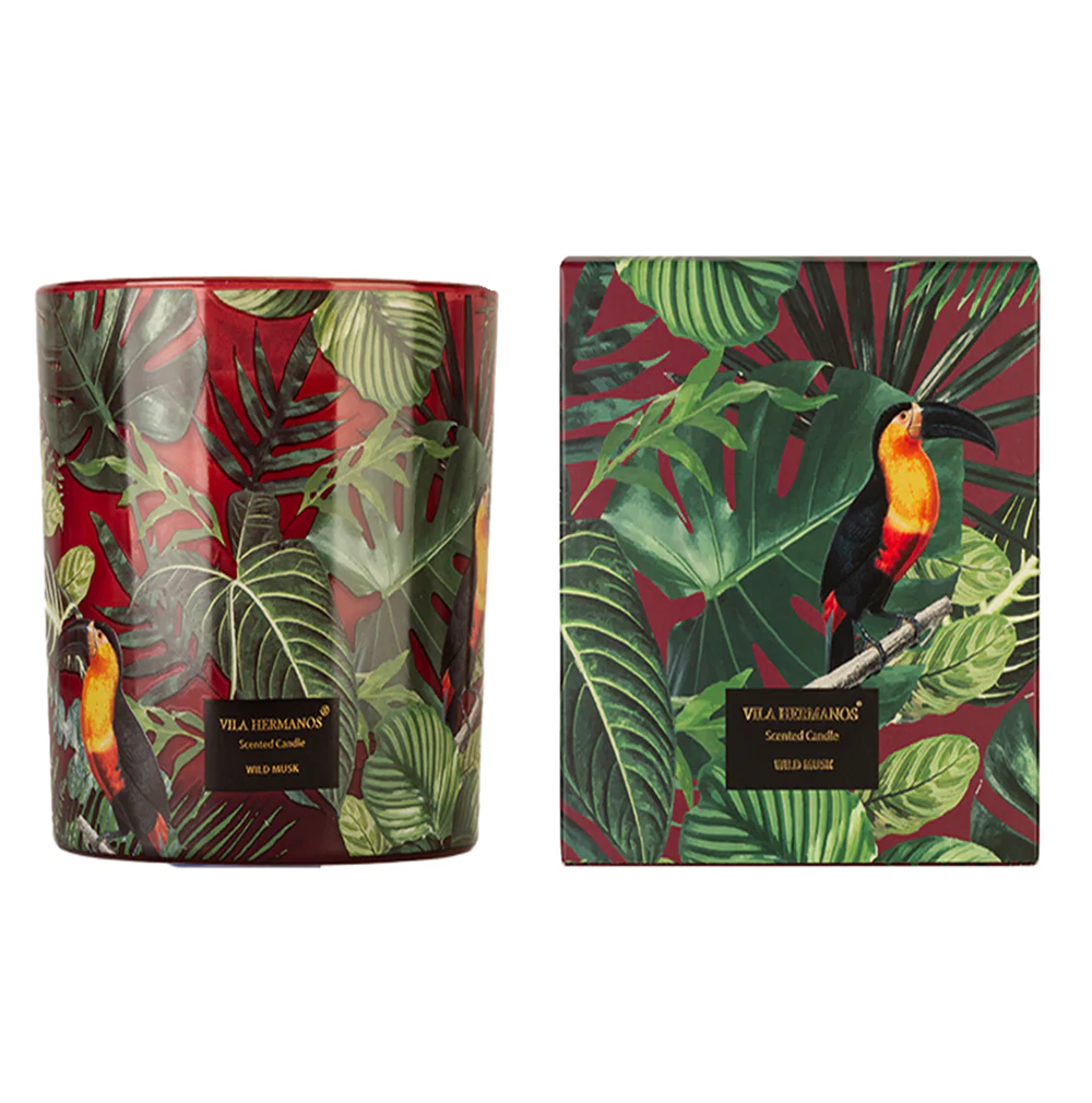 Vila Hermanos Jungletopia Wild Musk – Scented Candle – 7oz.