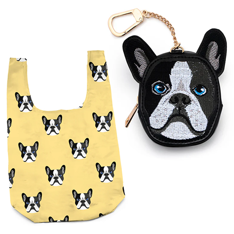 Living Royal 2 in 1 Bag Charm + Shopper Bag Inside – Dog