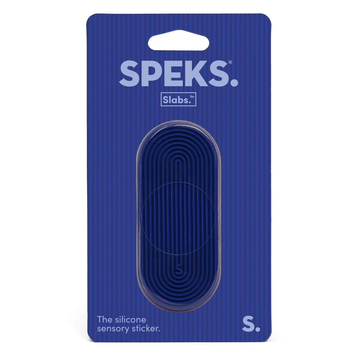 Speks Slabs Static Sensory Silicone Sticker  – Blue