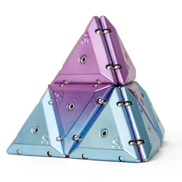 Speks - Pyramid Chrome Rare Earth Magnet Toy – Nova Purple