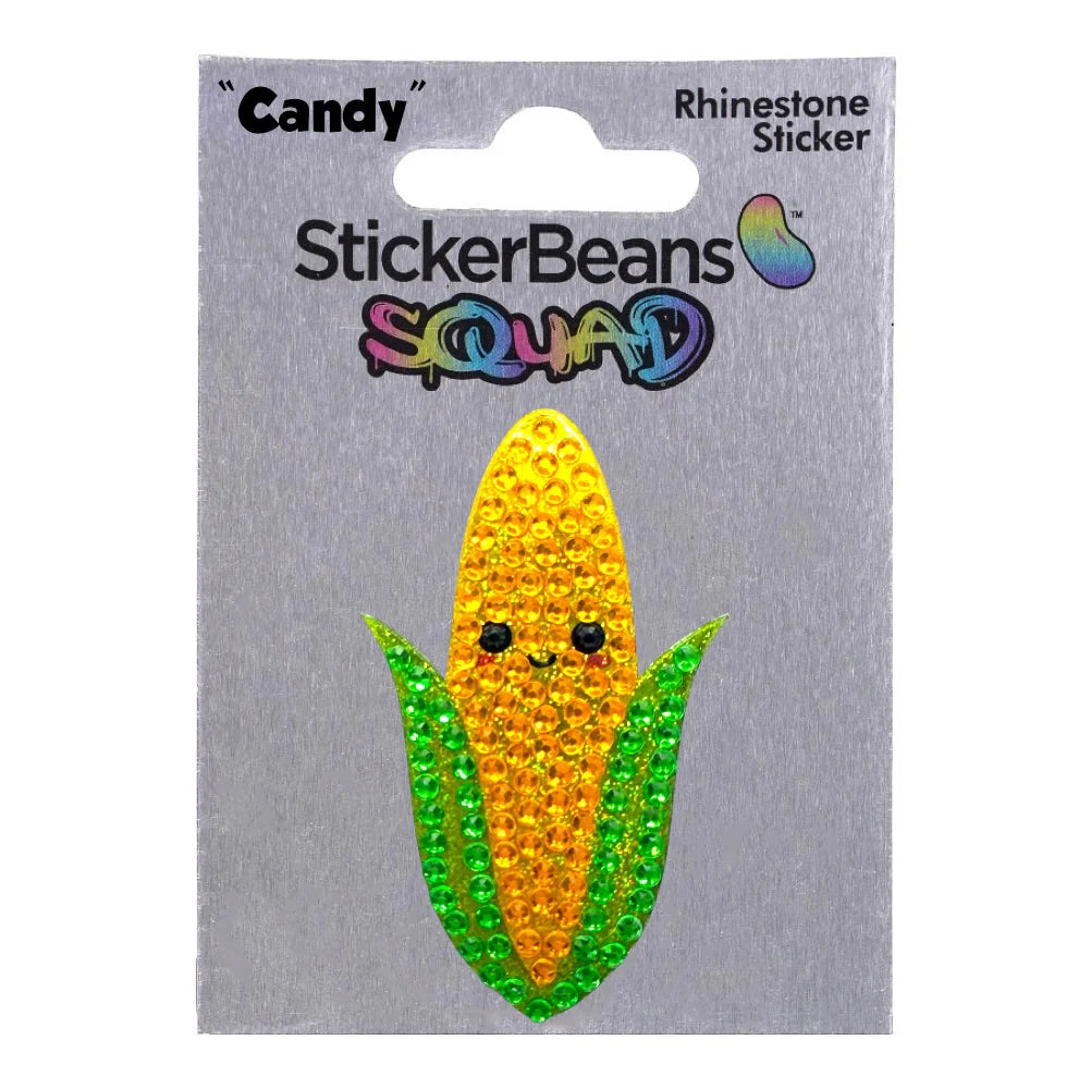 StickerBeans Squad "Candy" Sparkle Sticker – 2"