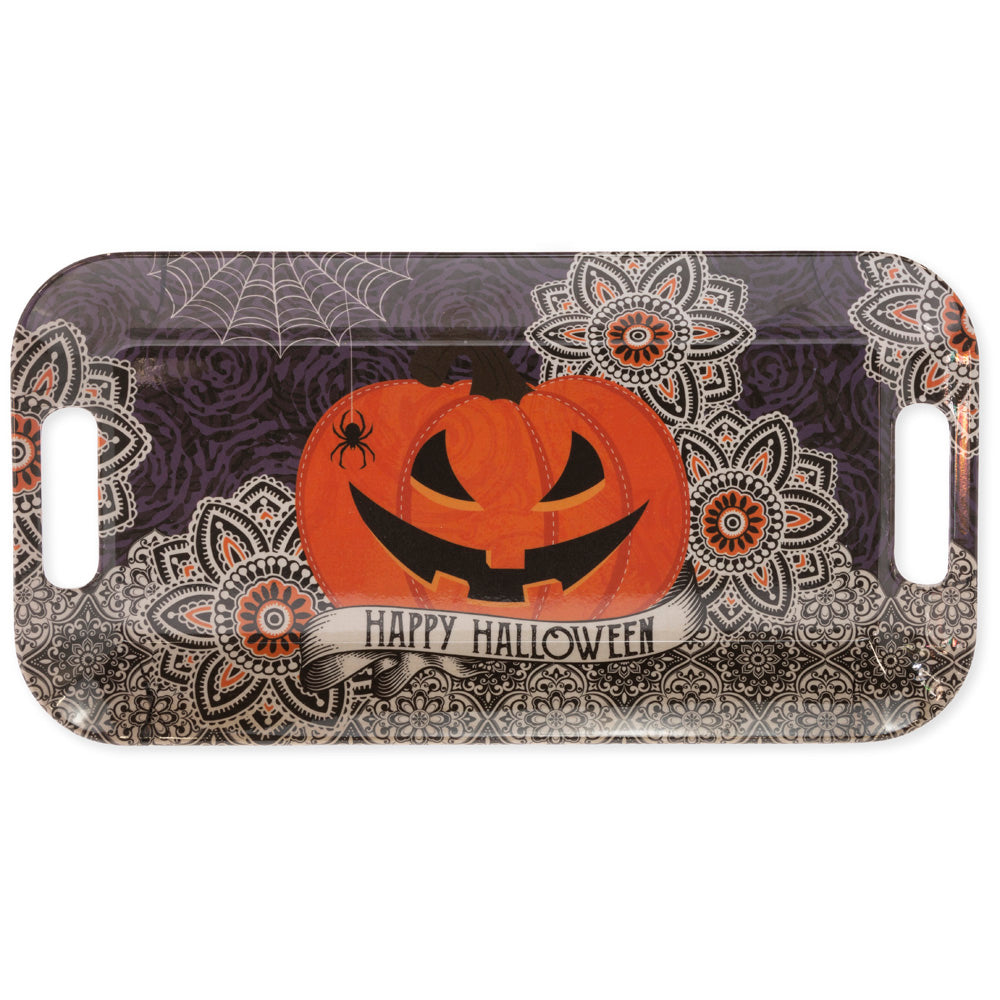 Happy Halloween Pumpkin Melamine Tray