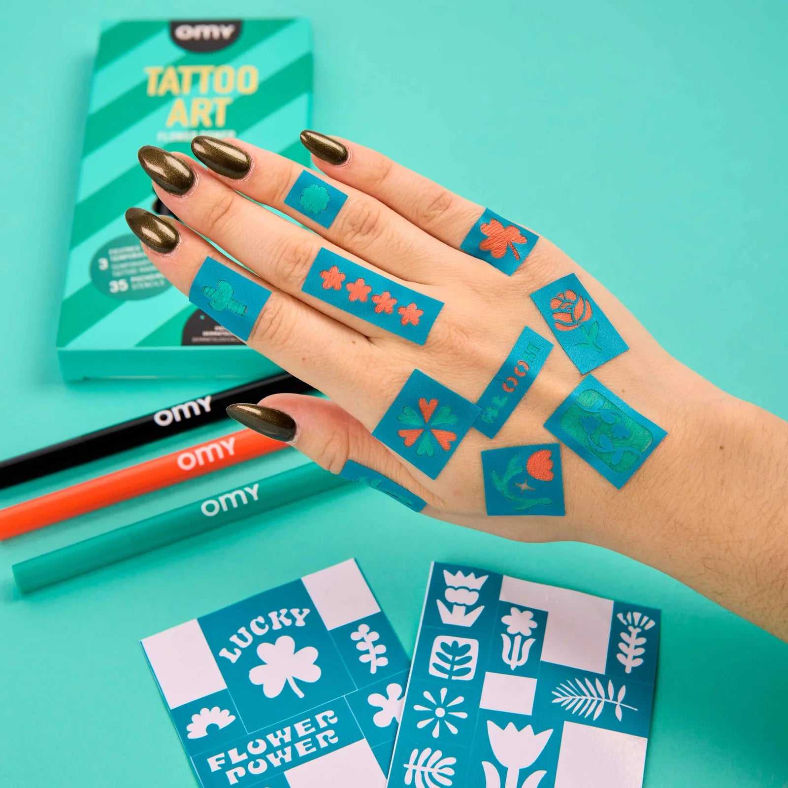 OMY Tattoo Body Art - Flower Pop