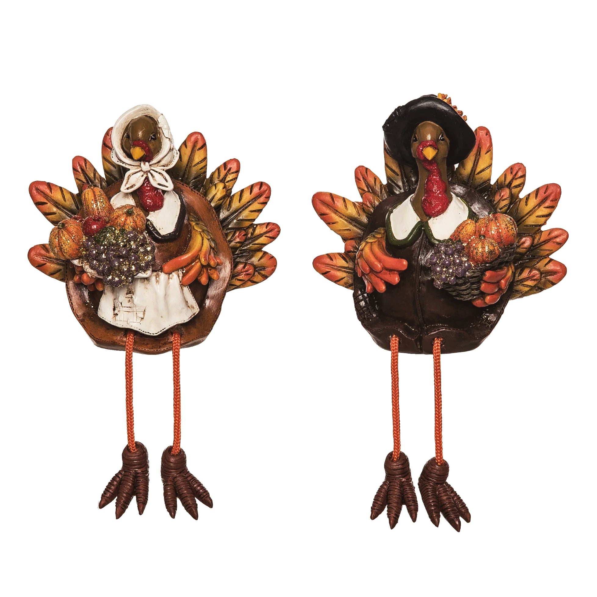 Harvest Turkey Thanksgiving Shelf Sitters – Assorted – Each Sold Separately