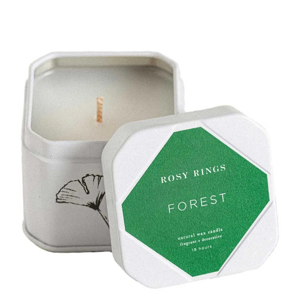 Rosie Rings Petite Tin Candle - 3oz. – Forest