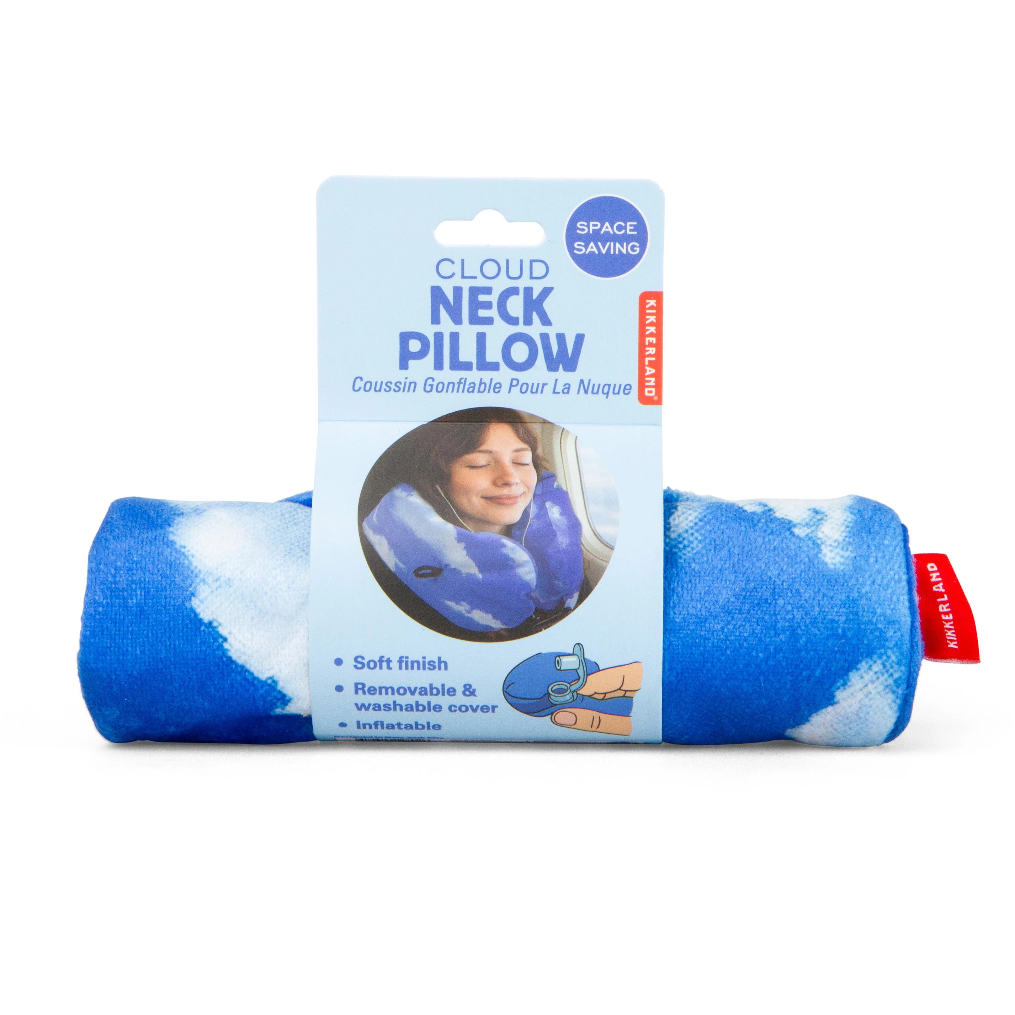 Kikkerland Inflatable Cloud Travel Pillow