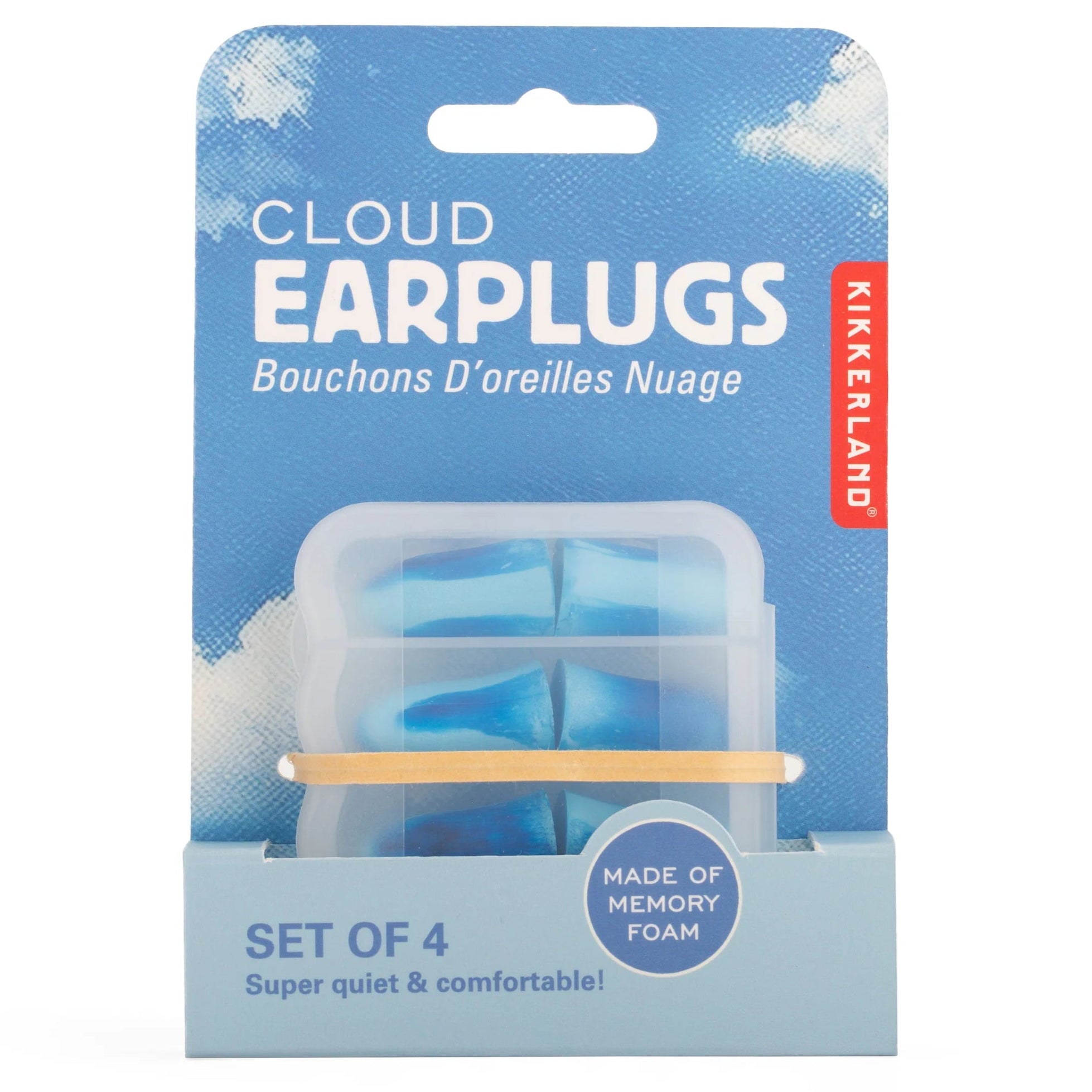Kikkerland Cloud Earplugs – Set of 4