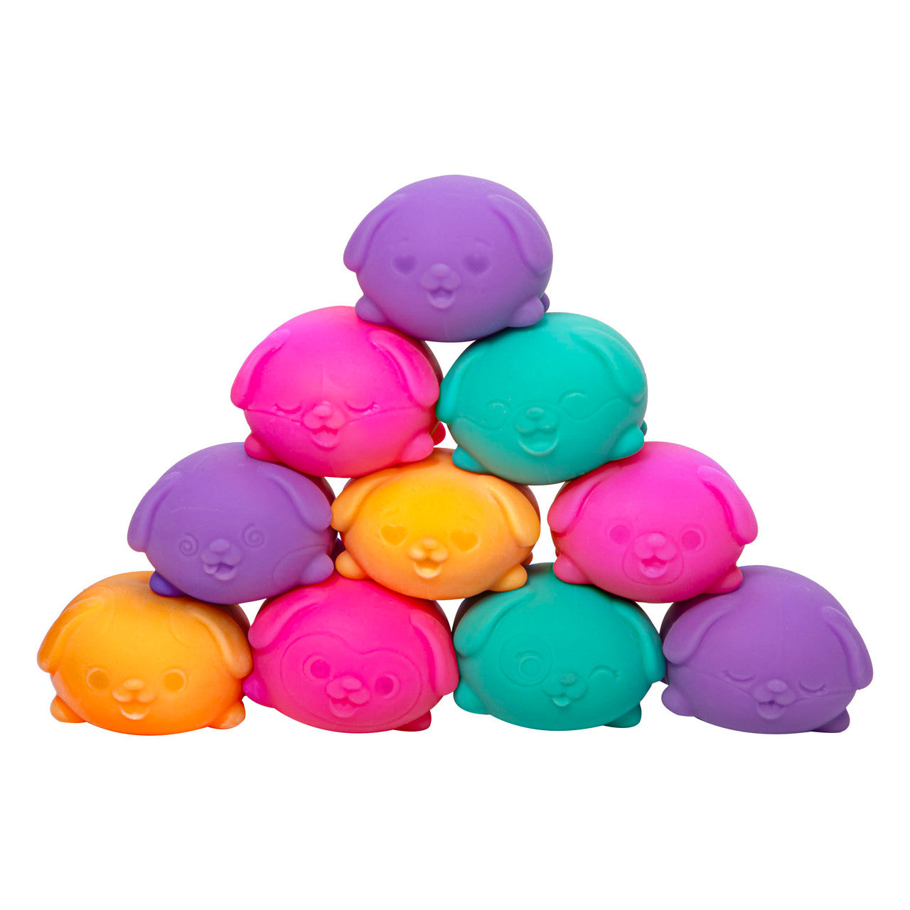 Teenie NeeDoh Pups – Assorted Colors – Pack of 3