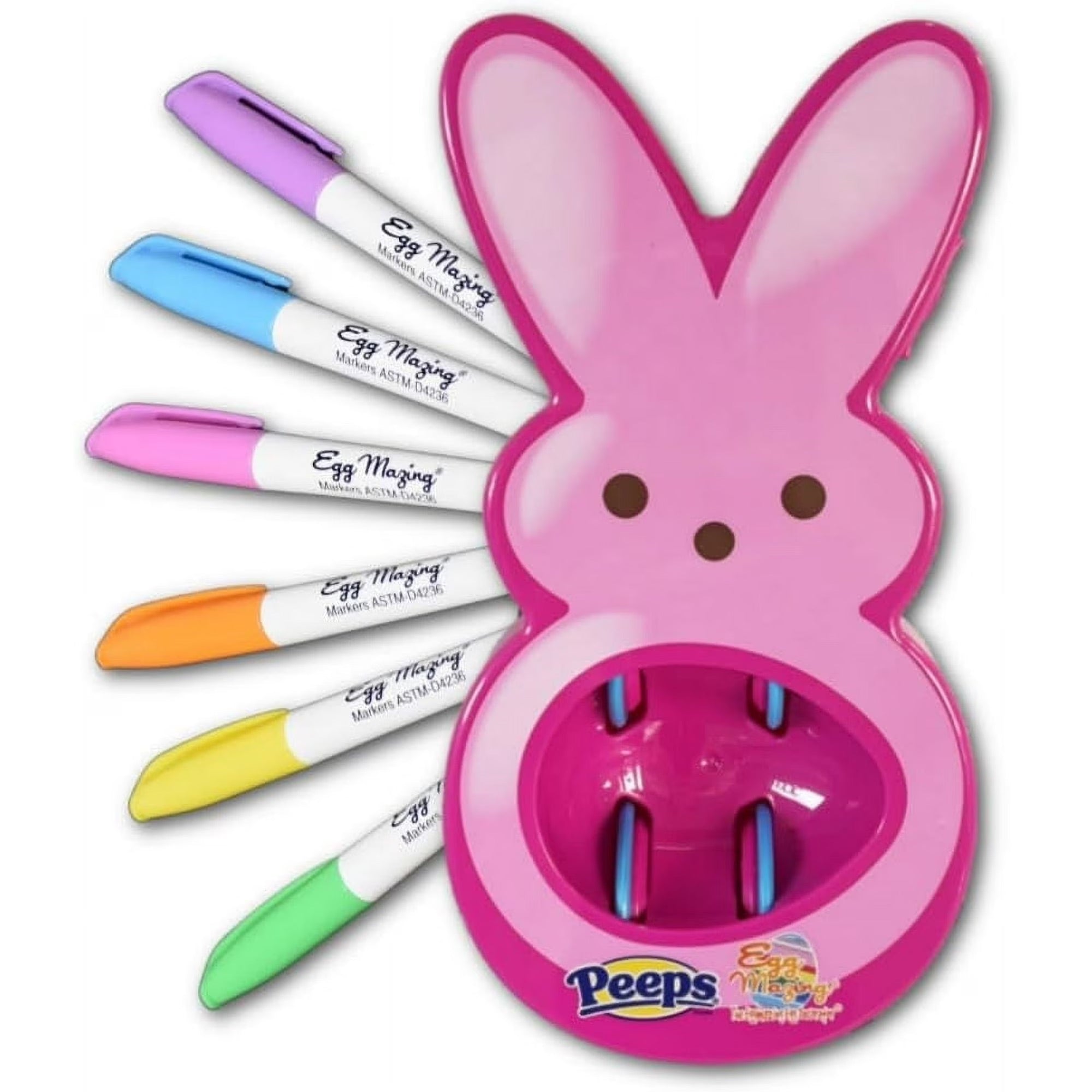 The Eggmazing Easter Peeps Bunny Egg Decorating Kit - Pink