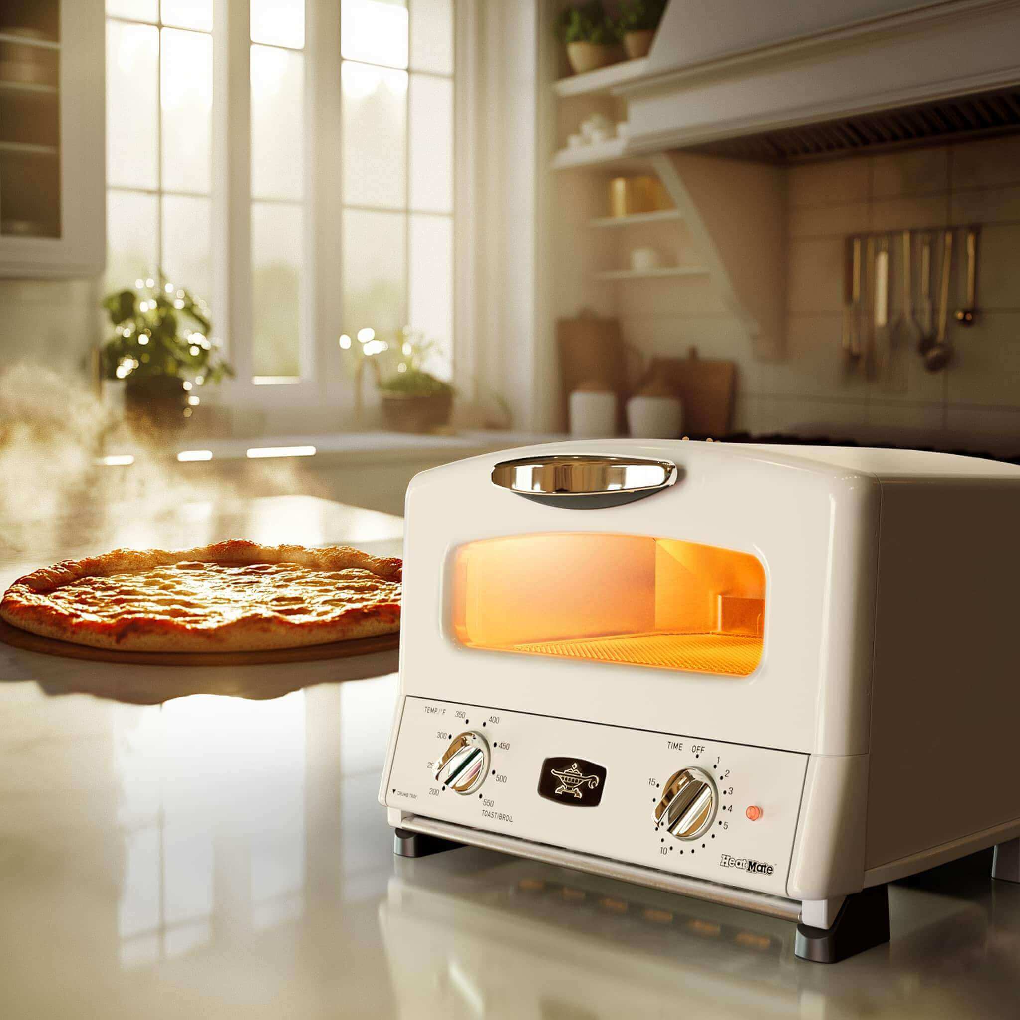 HeatMate Toaster Oven  –  White
