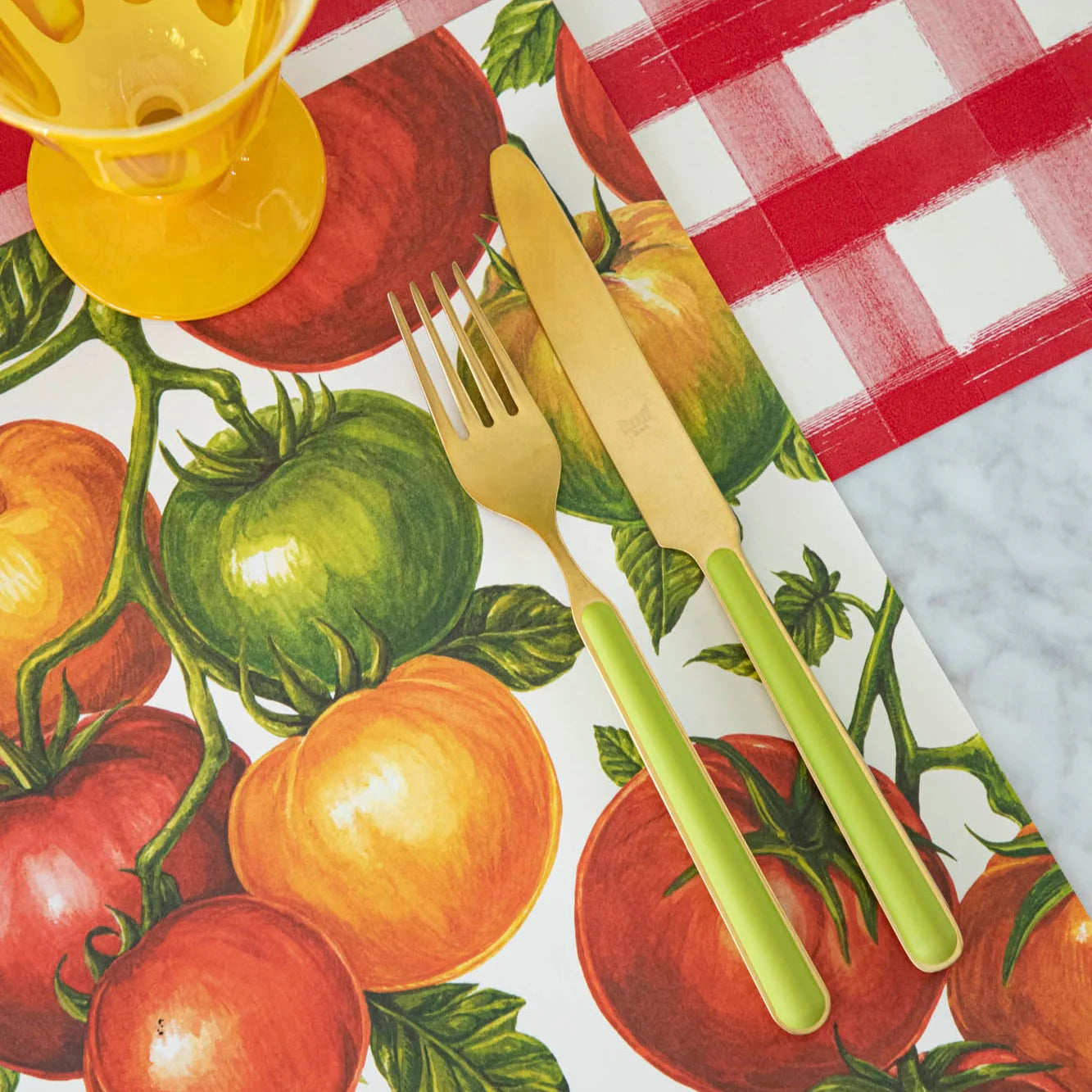 Hester & Cook Paper Placemats - Tomato Vine Placemat – Pack of 18
