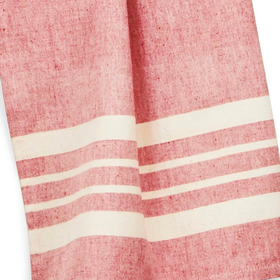 Sustainable Threads Cotton Handwoven Kitchen Towel – Tomato – 27" x 19"
