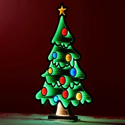 Lighted Christmas Tree – Infinity Light LED Christmas Decor – 23.5"