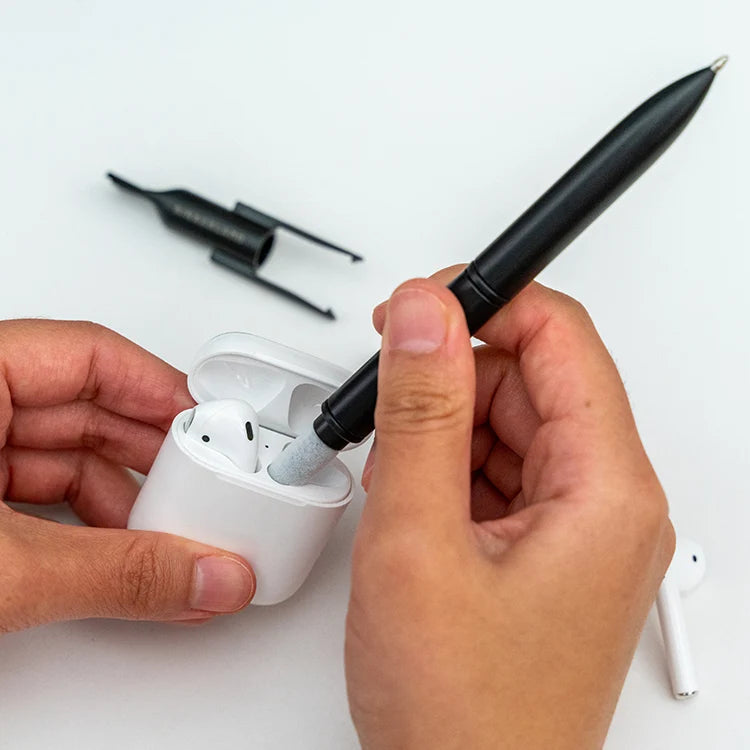 Kikkerland Tidy Tech Pen All in One Cleaning Kit & Retractable Pen