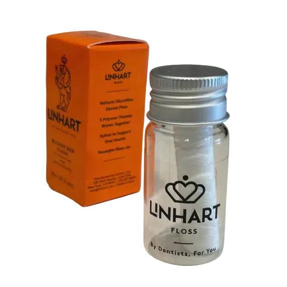 Linhart The Woven Floss – Vegan Natural Microfiber Dental Floss – 25m