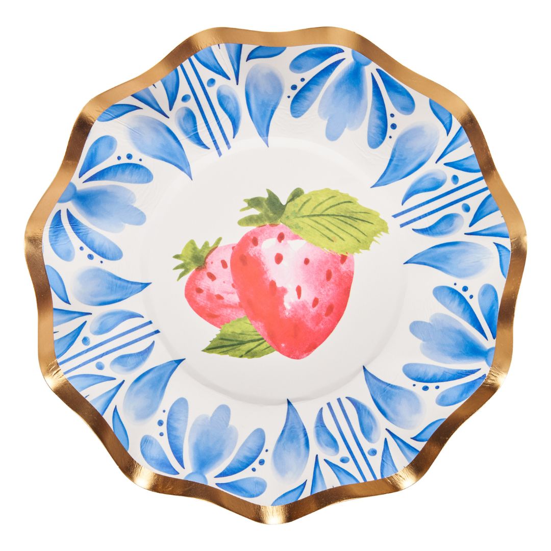 Sophistiplate Wavy Appetizer/Dessert Bowl - 8pk – Bleu Strawberry