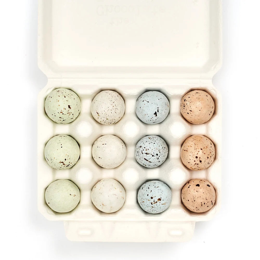 The Chocolate Detective – Praline and Caramel Eggs – Set of 6 – Christmas Turtle Dove