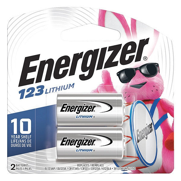 Energizer Lithium Cell Battery – 123– 3V – 2Pk