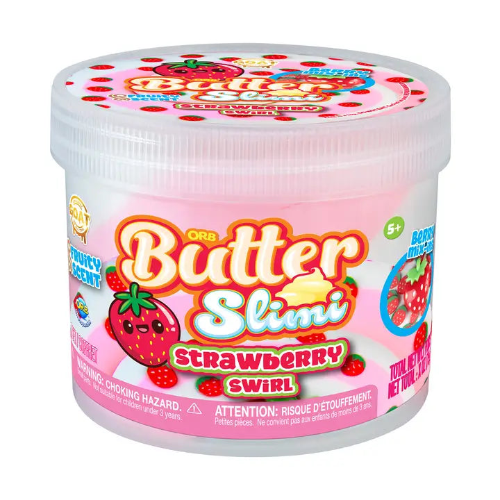 Butter Soft and Stretchy Strawberry Scented Slimi Swirl