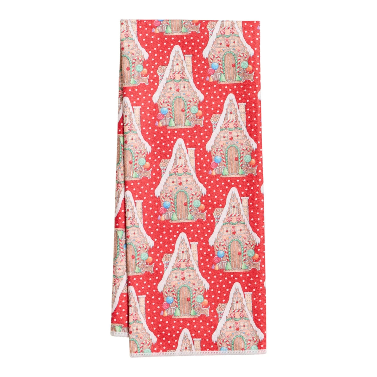 Once Again Anywhere Reversible Towel - 18" x 30" – Gingerbread House