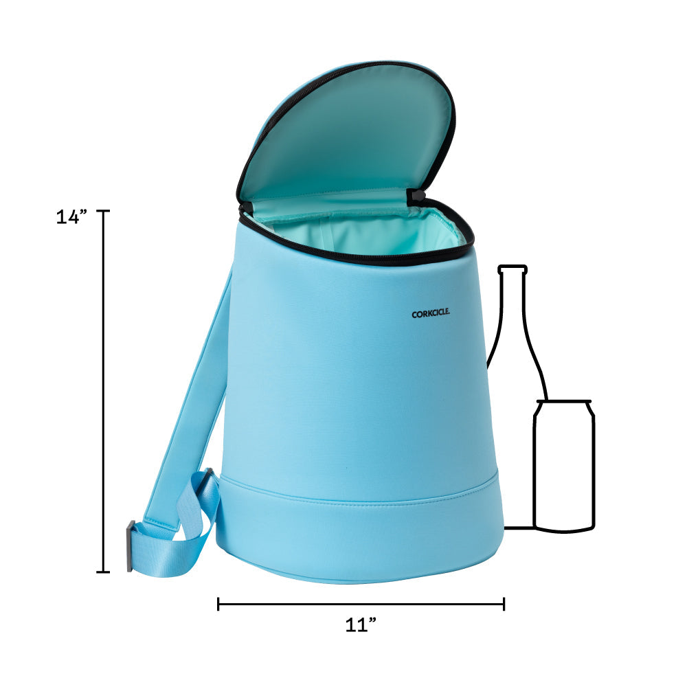 Corkcicle Eola Neoprene Bucket Cooler Bag – Santorini Blue