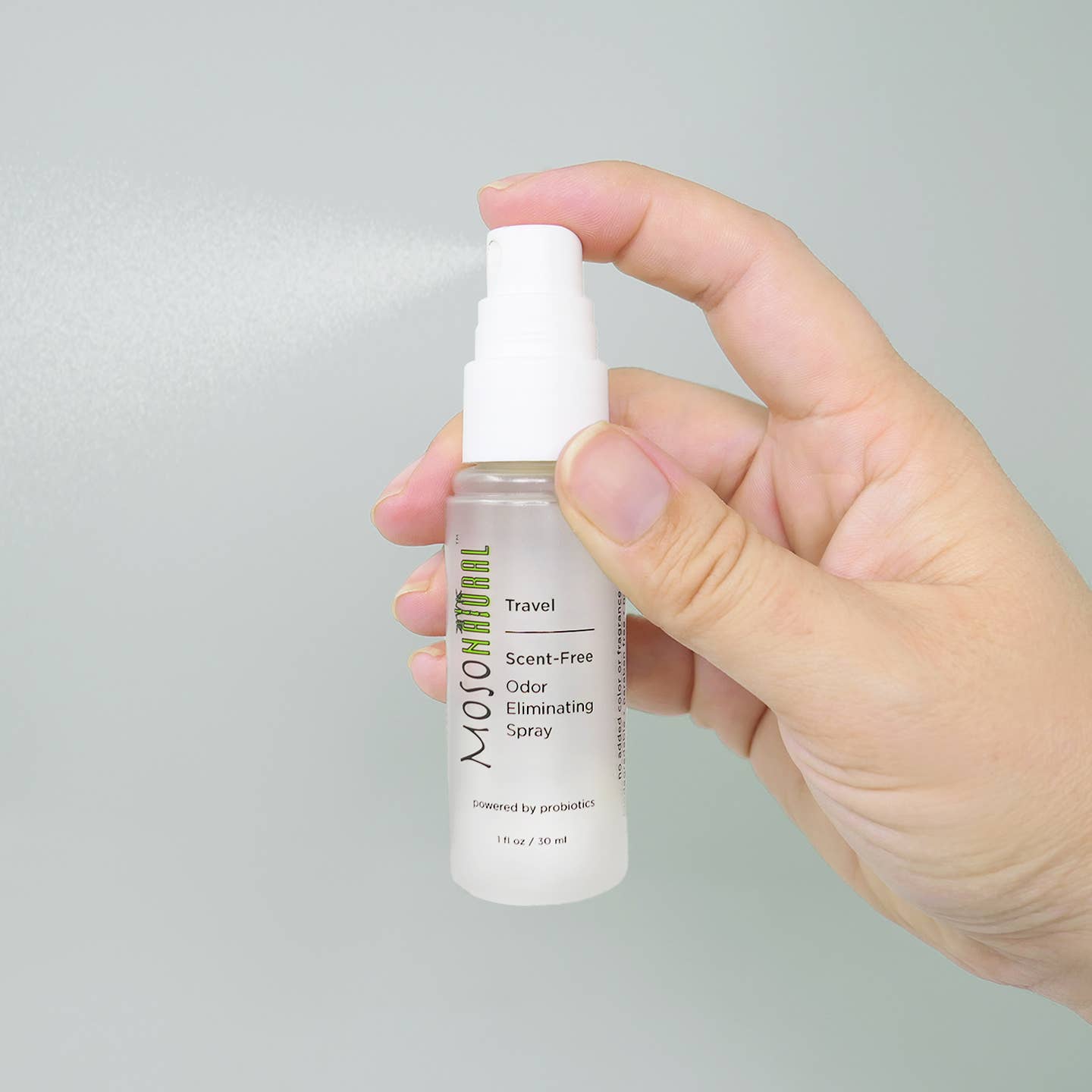 Moso Scent-Free Travel Spray A Discreet Odor Eliminator- 1oz