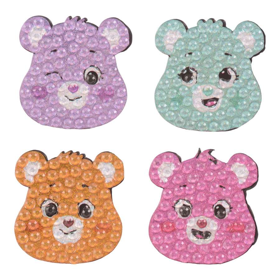 StickerBeans "Care Bears Baby Beans" Sparkle Mini Sticker Set – 2"
