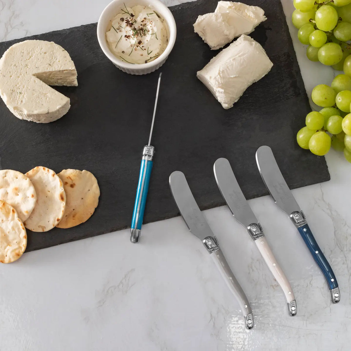Laguiole Spreader Set – Coastal Frost – 4 Piece Set