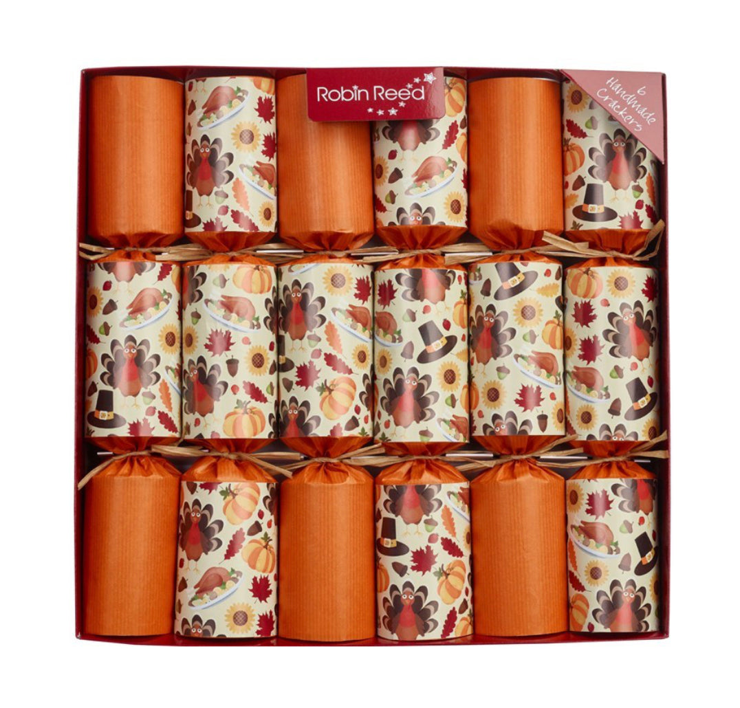 Robin Reed Racing Turkey Thanksgiving Crackers – 6 Pack